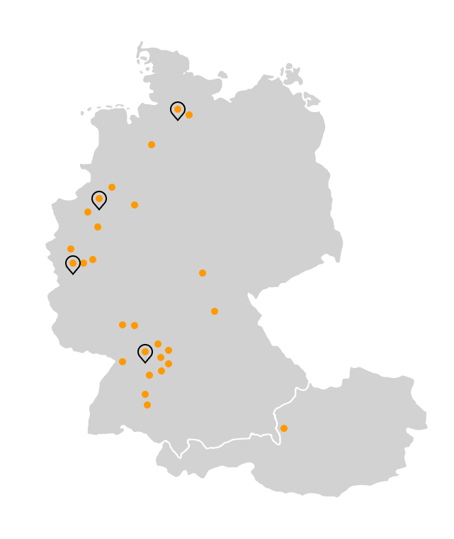 Deutschland Standorte